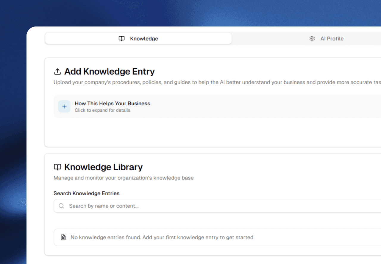 Knowledge base for AI validation rules